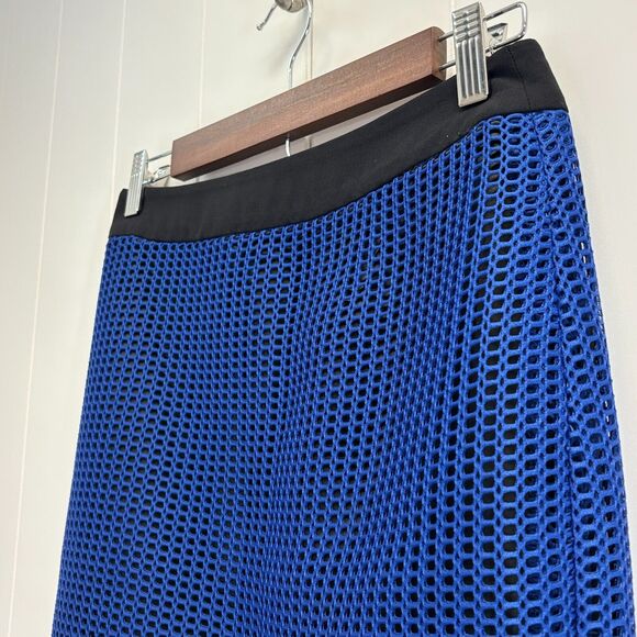 Ivy Moda Women Mesh Layer Pencil Skirt Large Unique Modern Stretchy Edgy Chic - Picture 1 of 7